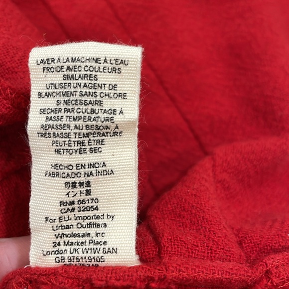 Free People In The Clear Embroidered Dress Size S EUC Oversized Relaxed Fit - Picture 13 of 13